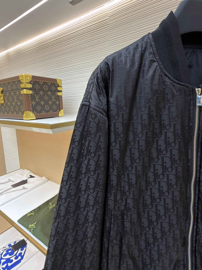 Dior Oblique Black Bomber Jacket