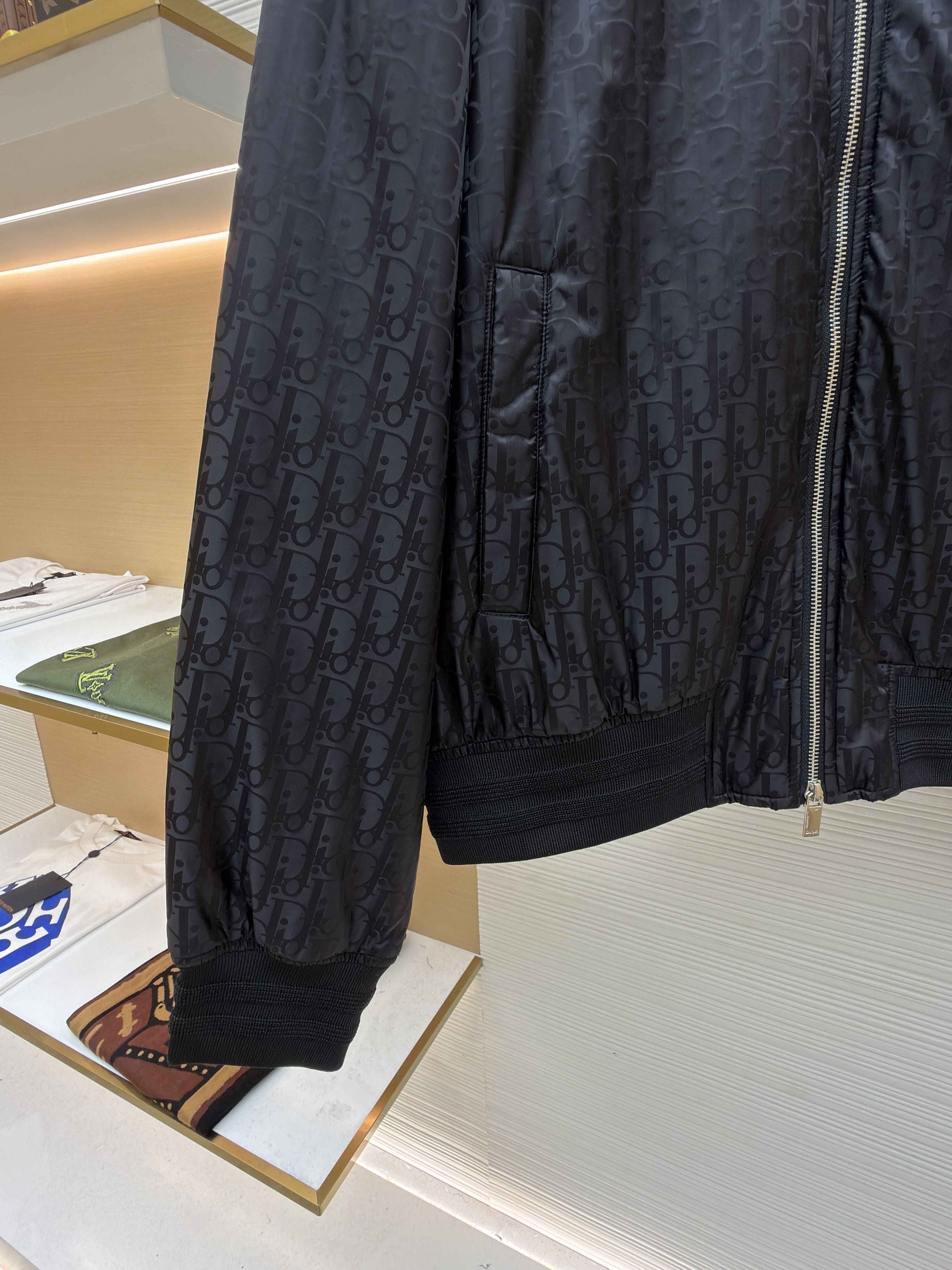 Dior Oblique Black Bomber Jacket