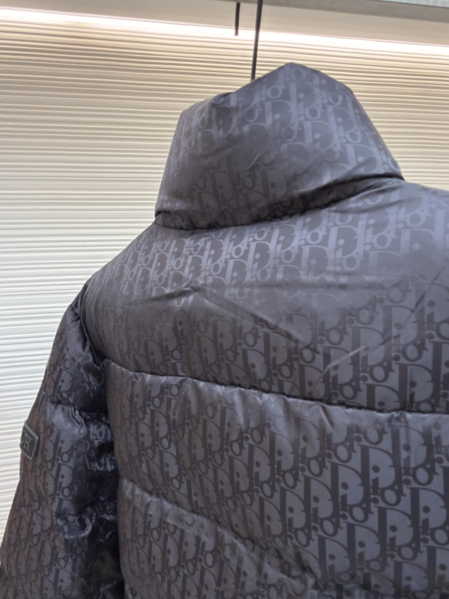 Dior Oblique Black Technical Jacquard Down Jacket - Wolvess