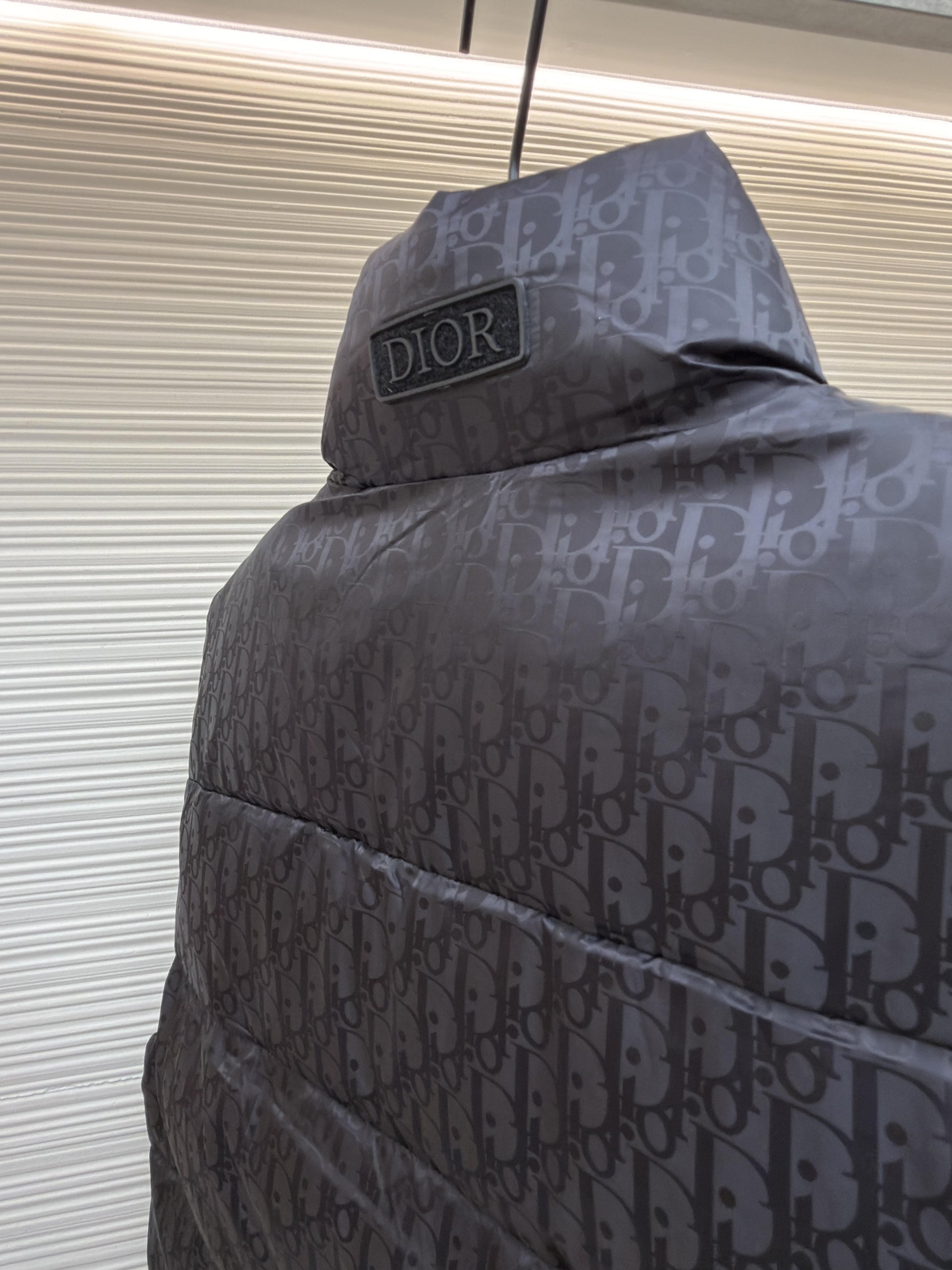 Dior Oblique Black Technical Jacquard Down Vest - Wolvess