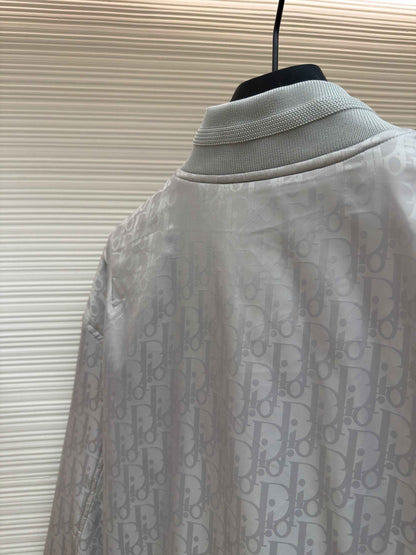 Dior Oblique Silver Bomber Jacket