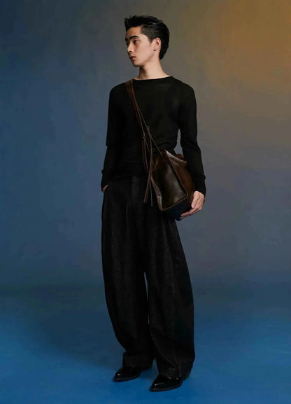 Stylish Unisex Double Strap Shoulder Bag