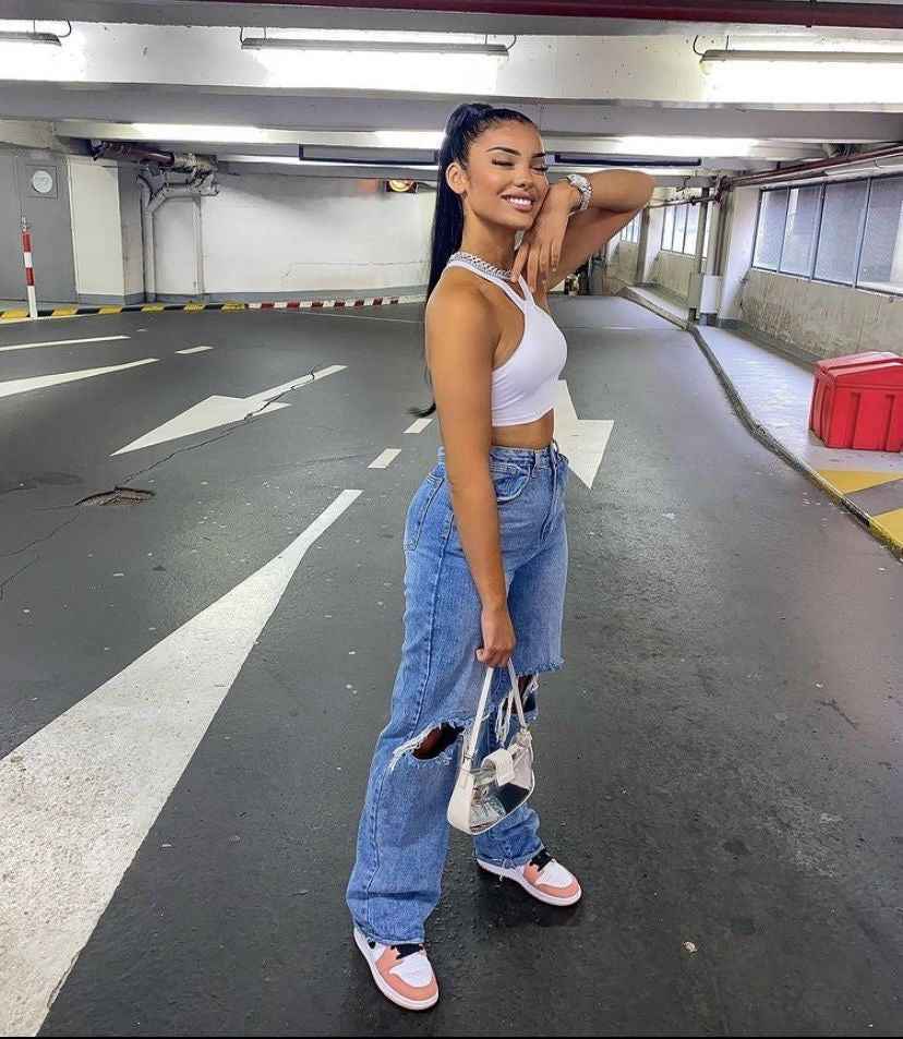 Custom Air Jordan 1 Mid Digital Pink Quartz High Q