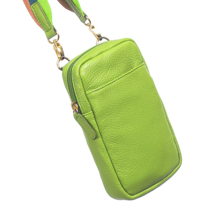 Sophia Full Grain Leather Phone Bag MiamiLeathers.com
