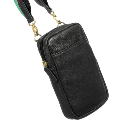 Sophia Full Grain Leather Phone Bag MiamiLeathers.com