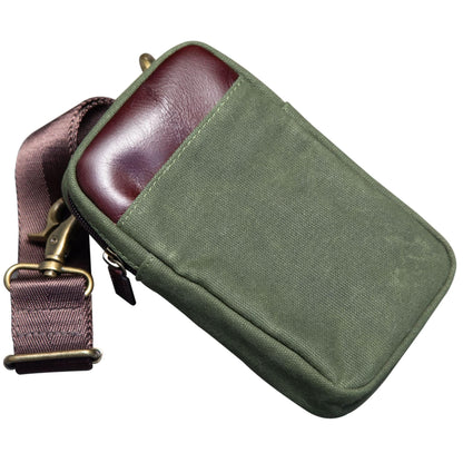 Phone Case, Maxwell Leather Waxed Canvas Phone Case MiamiLeathers.com