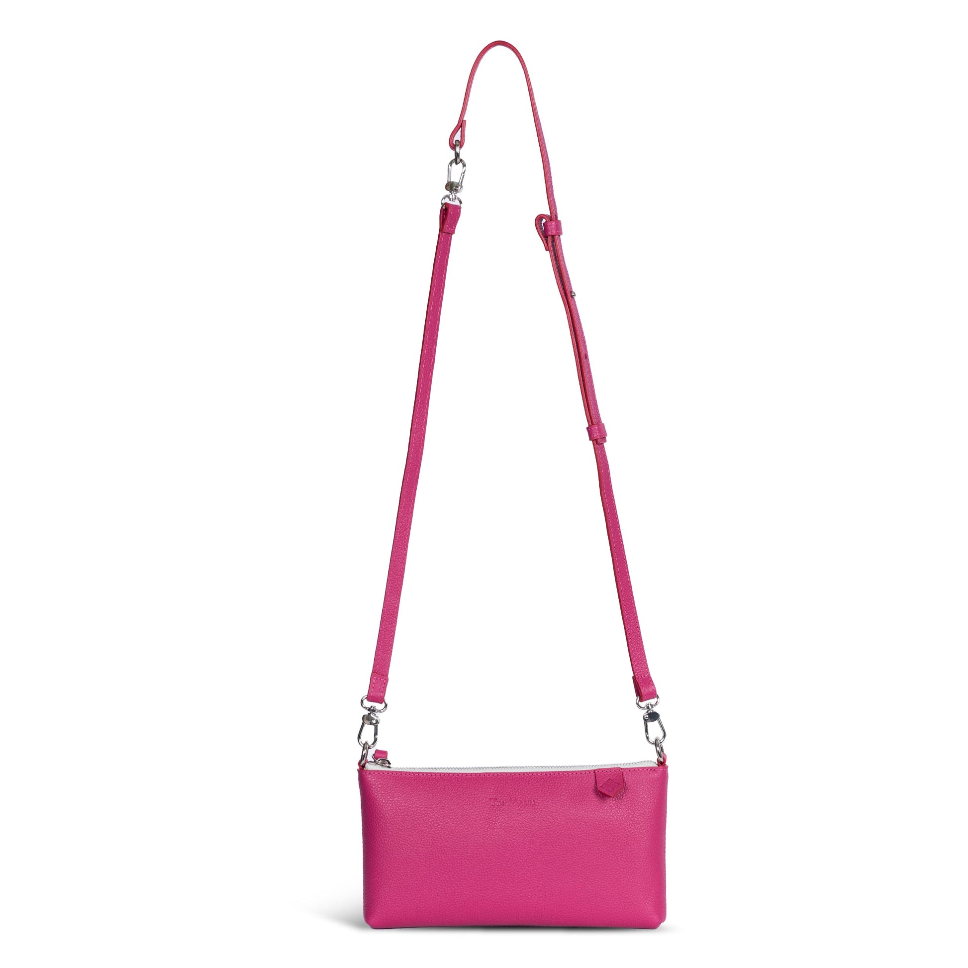 Elia Convertible Leather Bag – Clutch, Shoulder & Crossbody Tin Marin Brand