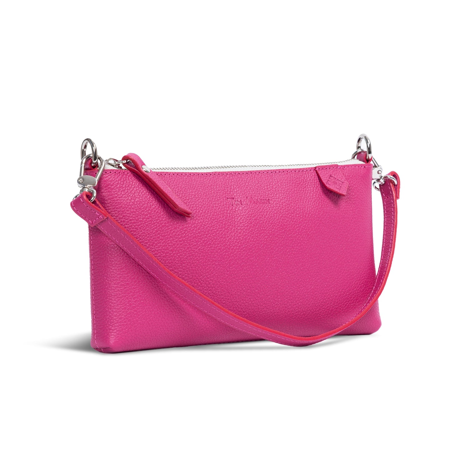Elia Convertible Leather Bag – Clutch, Shoulder & Crossbody Tin Marin Brand