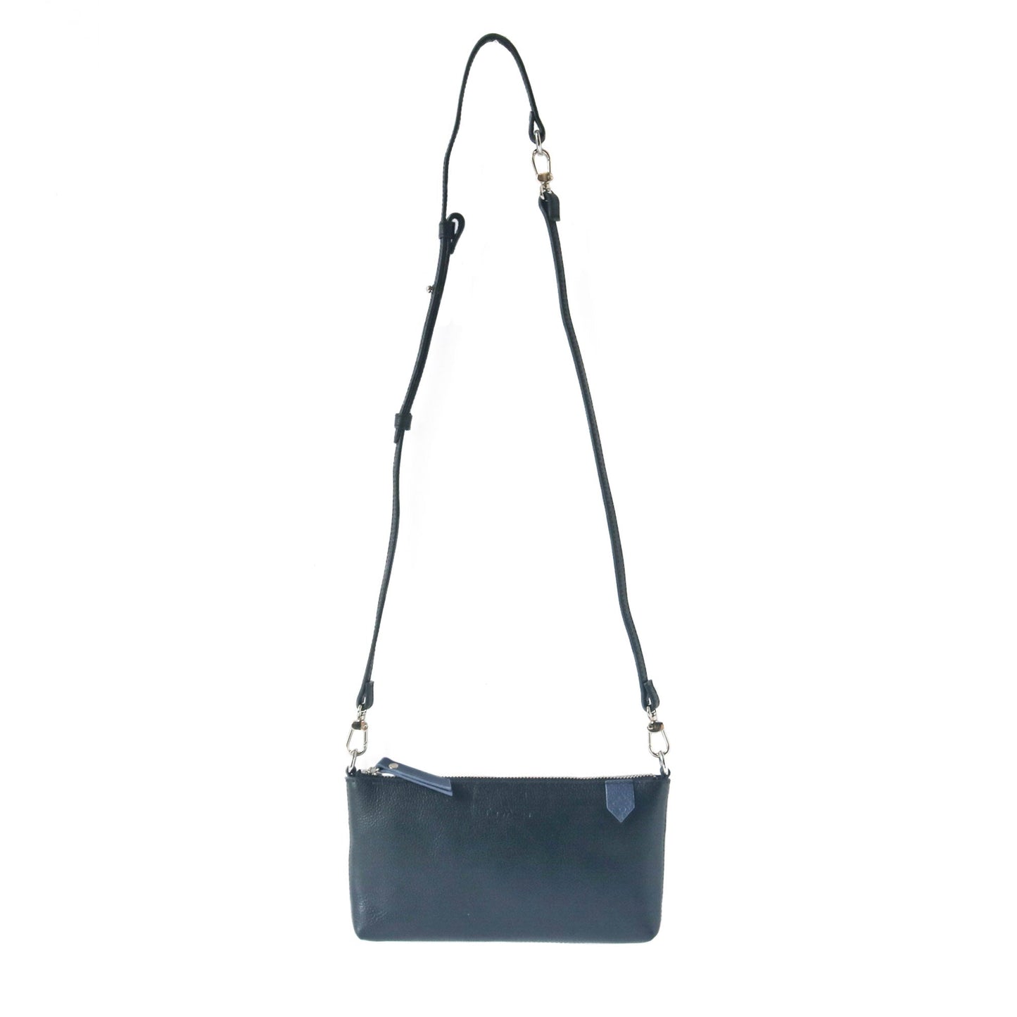 Elia Convertible Leather Bag – Clutch, Shoulder & Crossbody Tin Marin Brand