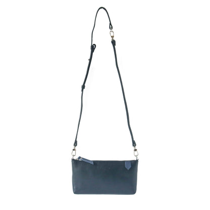 Elia Convertible Leather Bag – Clutch, Shoulder & Crossbody Tin Marin Brand