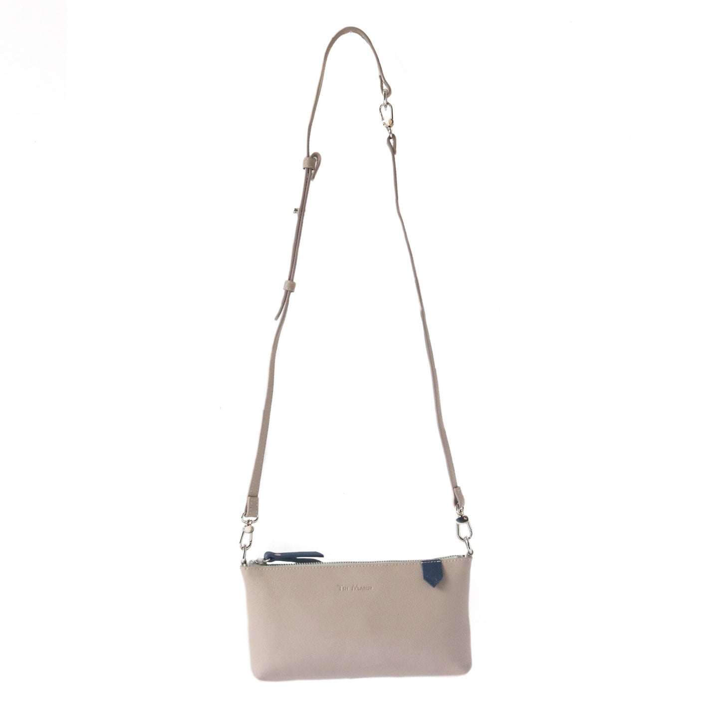 Elia Convertible Leather Bag – Clutch, Shoulder & Crossbody Tin Marin Brand