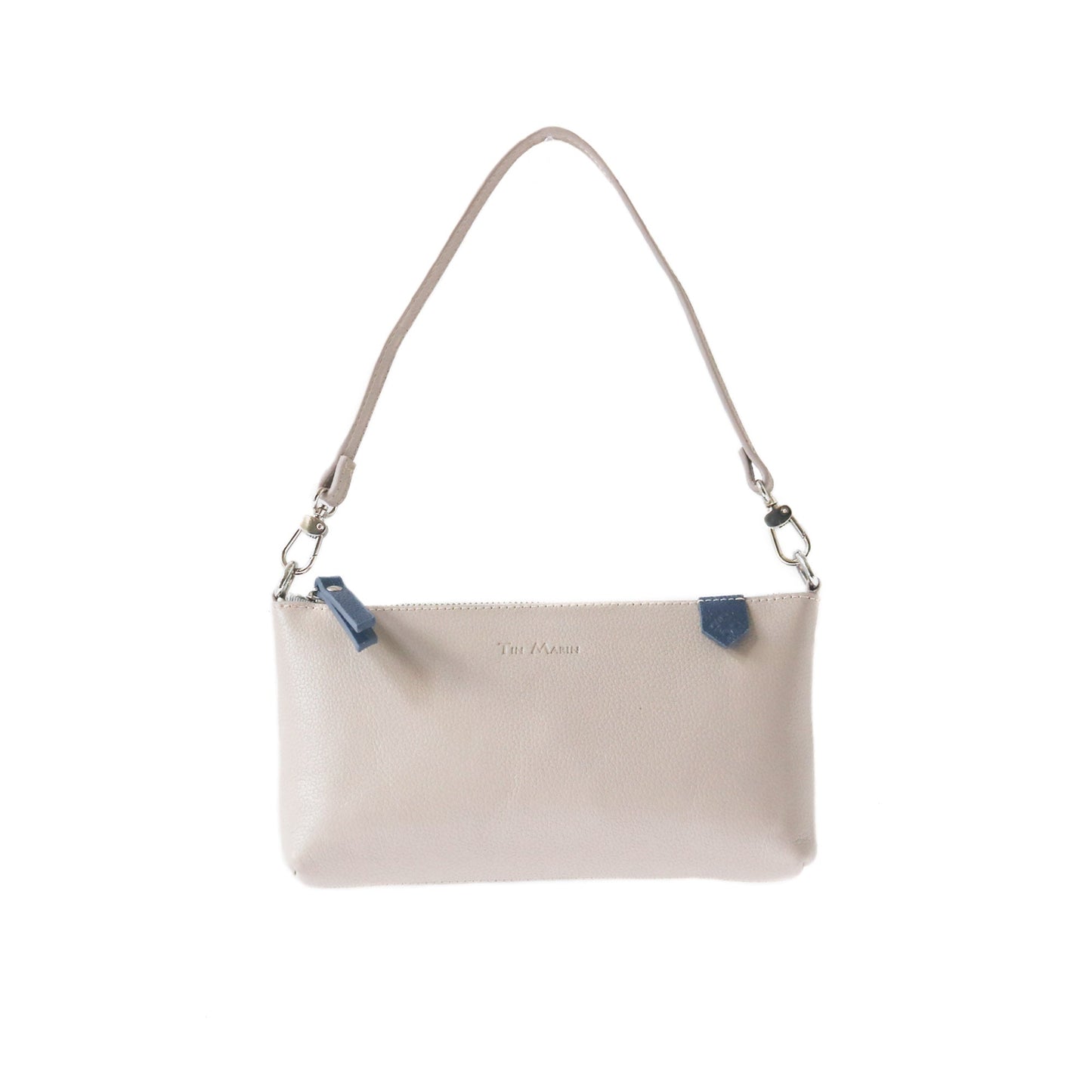 Elia Convertible Leather Bag – Clutch, Shoulder & Crossbody Tin Marin Brand