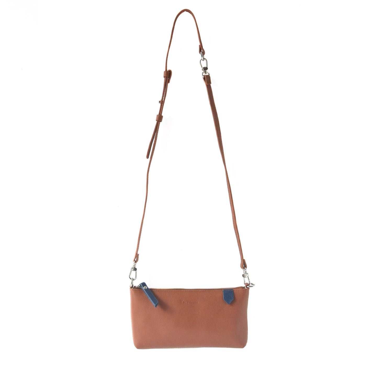 Elia Convertible Leather Bag – Clutch, Shoulder & Crossbody Tin Marin Brand