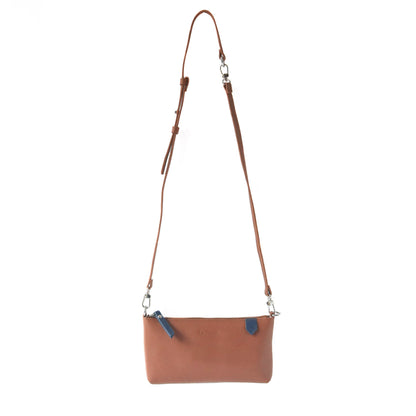 Elia Convertible Leather Bag – Clutch, Shoulder & Crossbody Tin Marin Brand