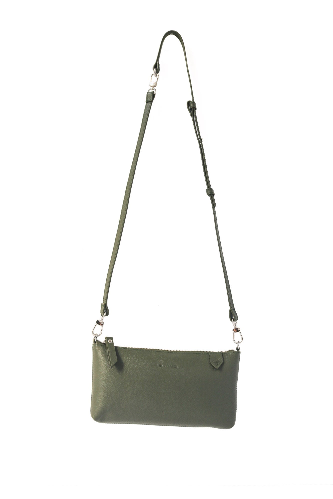 Elia Convertible Leather Bag – Clutch, Shoulder & Crossbody Tin Marin Brand