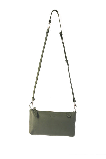 Elia Convertible Leather Bag – Clutch, Shoulder & Crossbody Tin Marin Brand