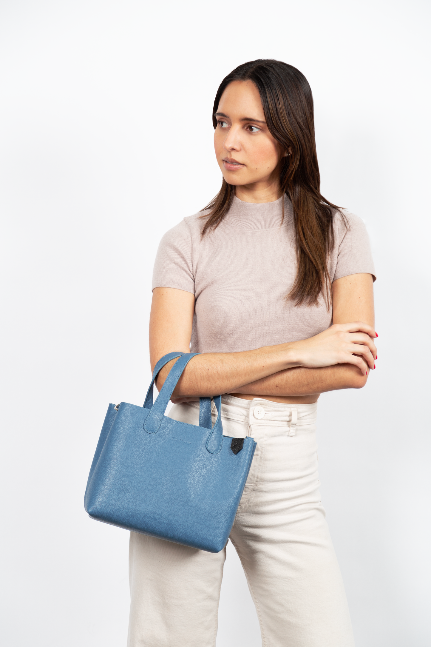 Emma Leather Crossbody Tin Marin Brand