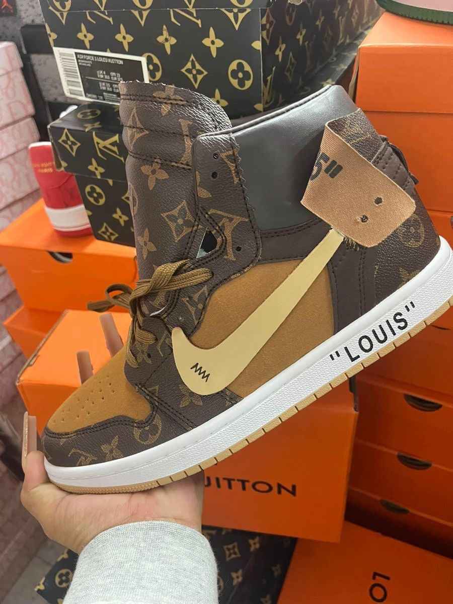 Custom Air Jordan 1 x LV Logo