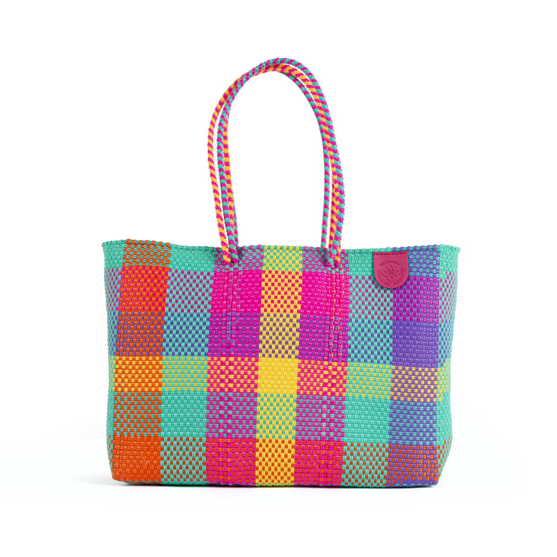 Fiesta Woven Super Tote Tin Marin Brand