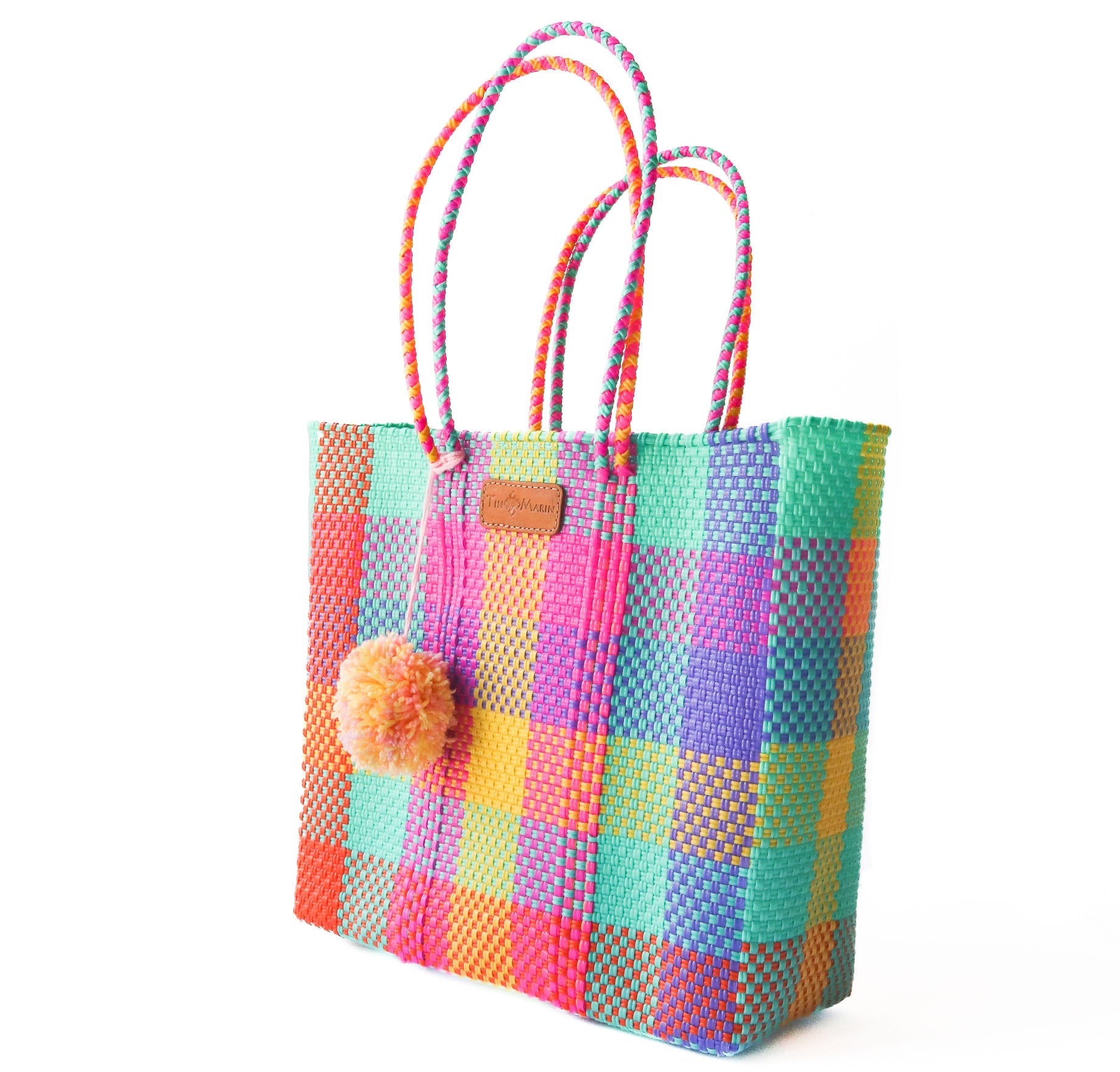 Fiesta Woven Tote Tin Marin Brand
