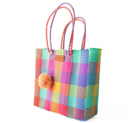 Fiesta Woven Tote Tin Marin Brand