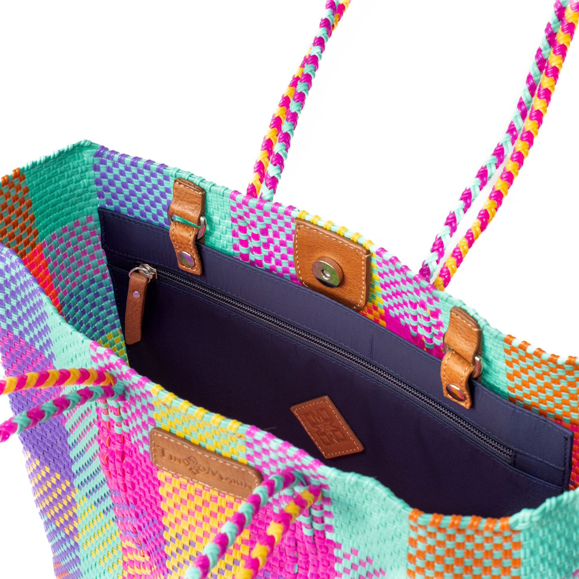 Fiesta Woven Tote Tin Marin Brand