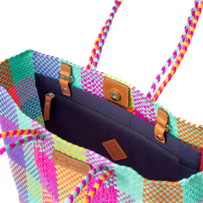 Fiesta Woven Tote Tin Marin Brand