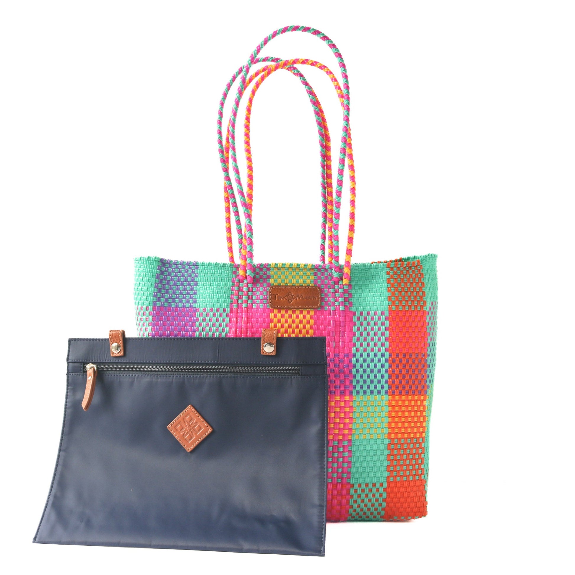 Fiesta Woven Tote Tin Marin Brand