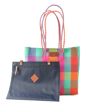 Fiesta Woven Tote Tin Marin Brand