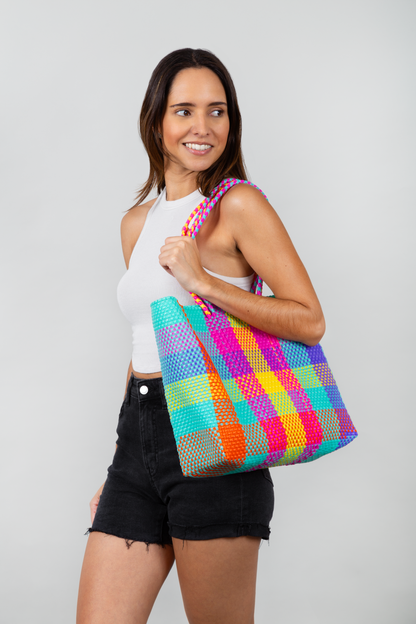 Fiesta Woven Tote Tin Marin Brand