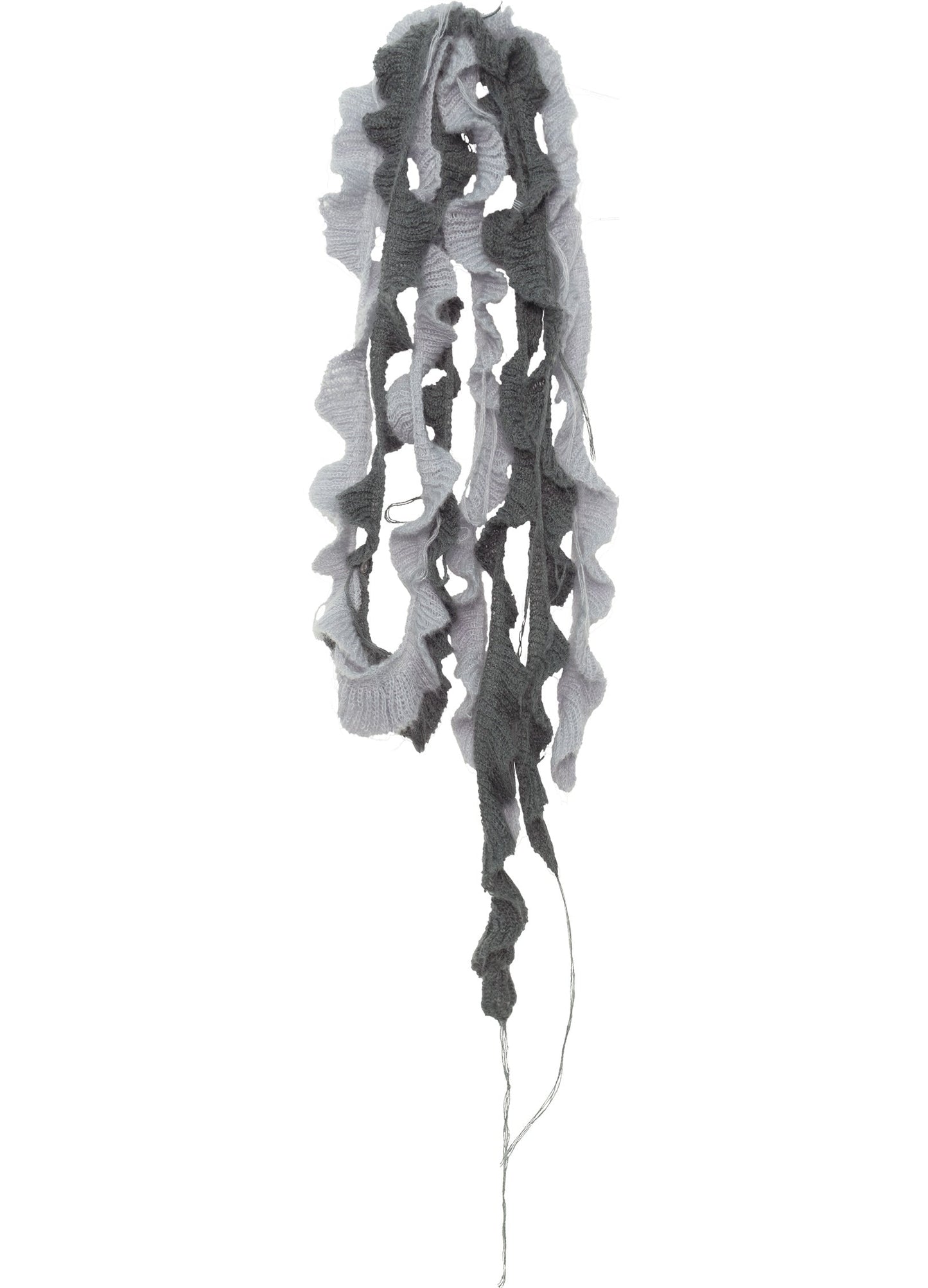 Ruffled Knit Scarves - Wolvess