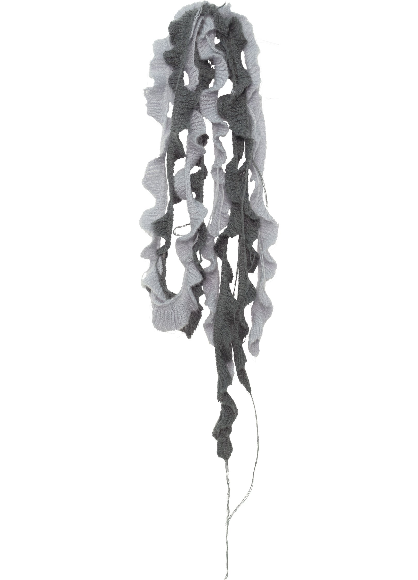Ruffled Knit Scarves - Wolvess