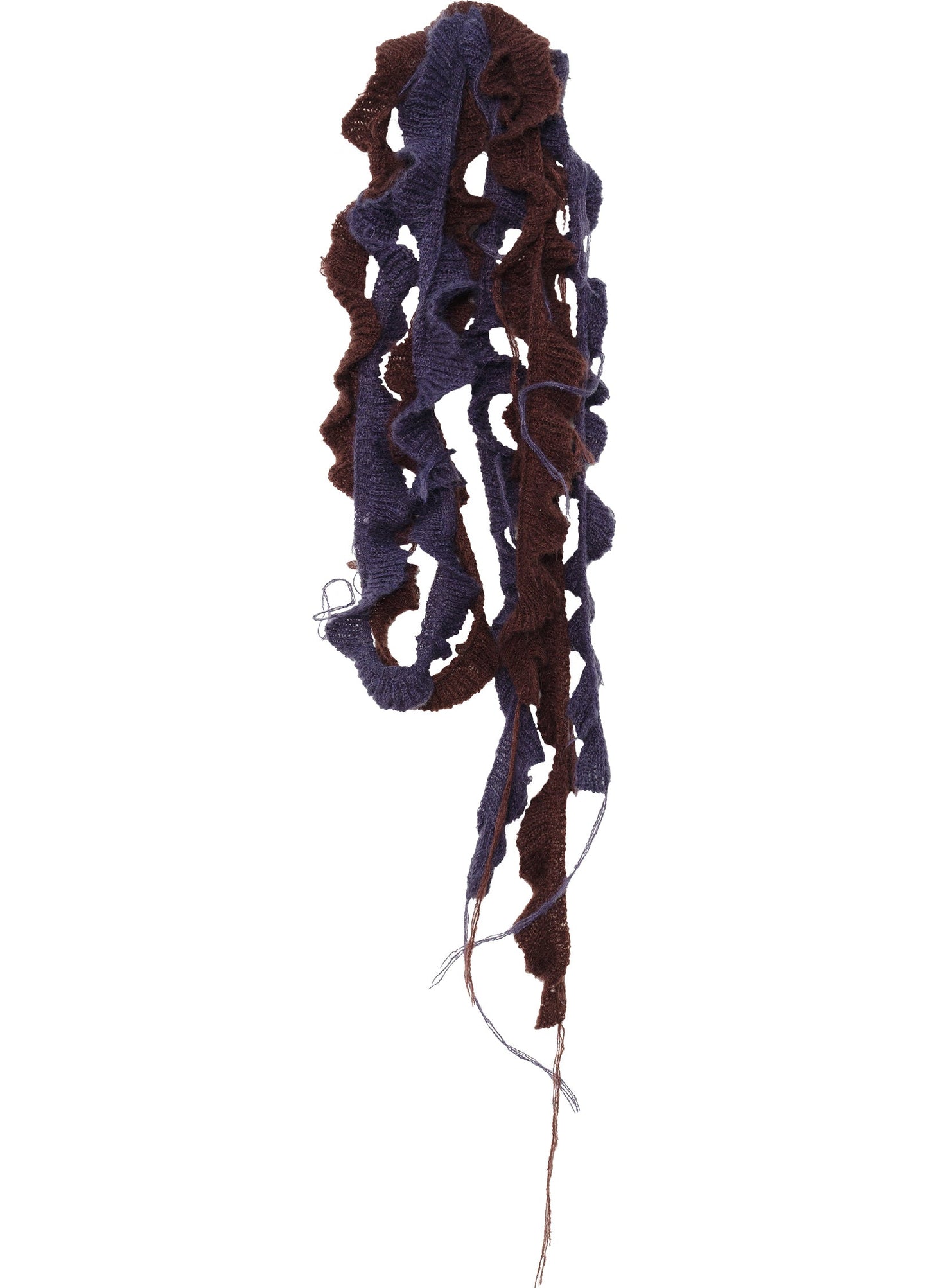 Ruffled Knit Scarves - Wolvess