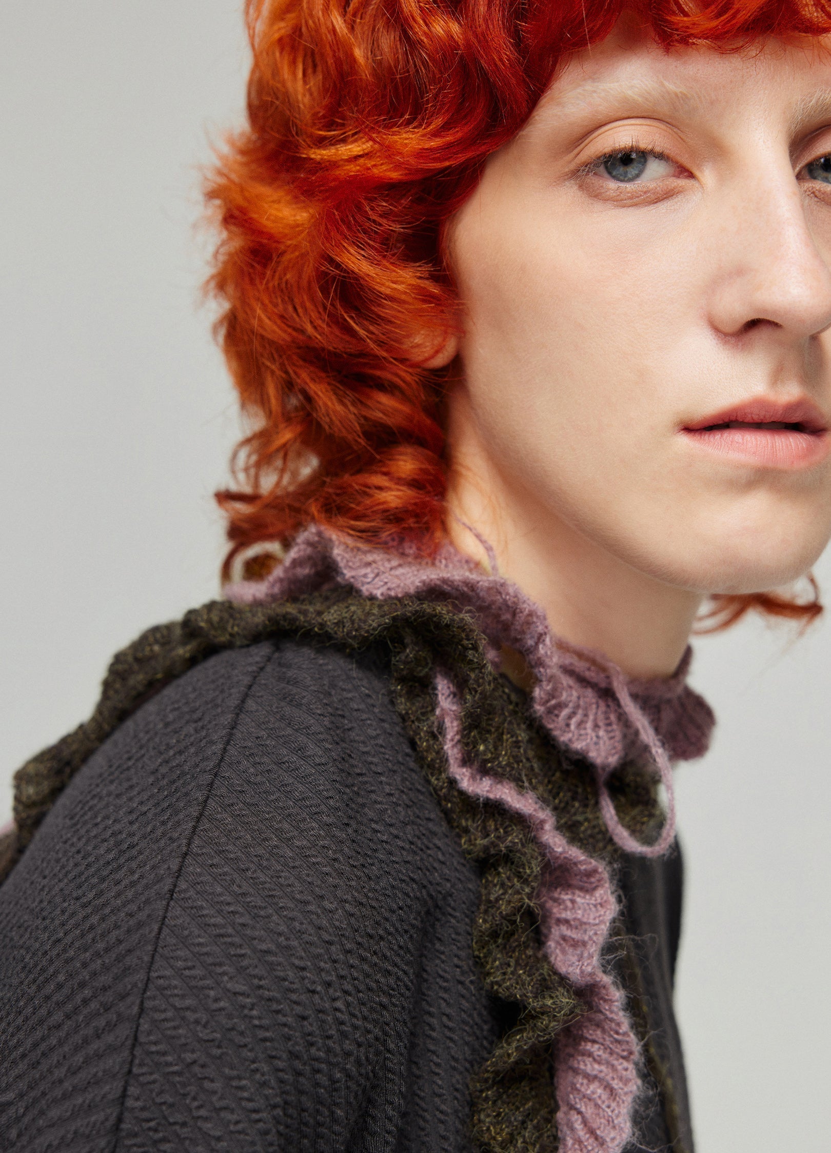 Ruffled Knit Scarves - Wolvess