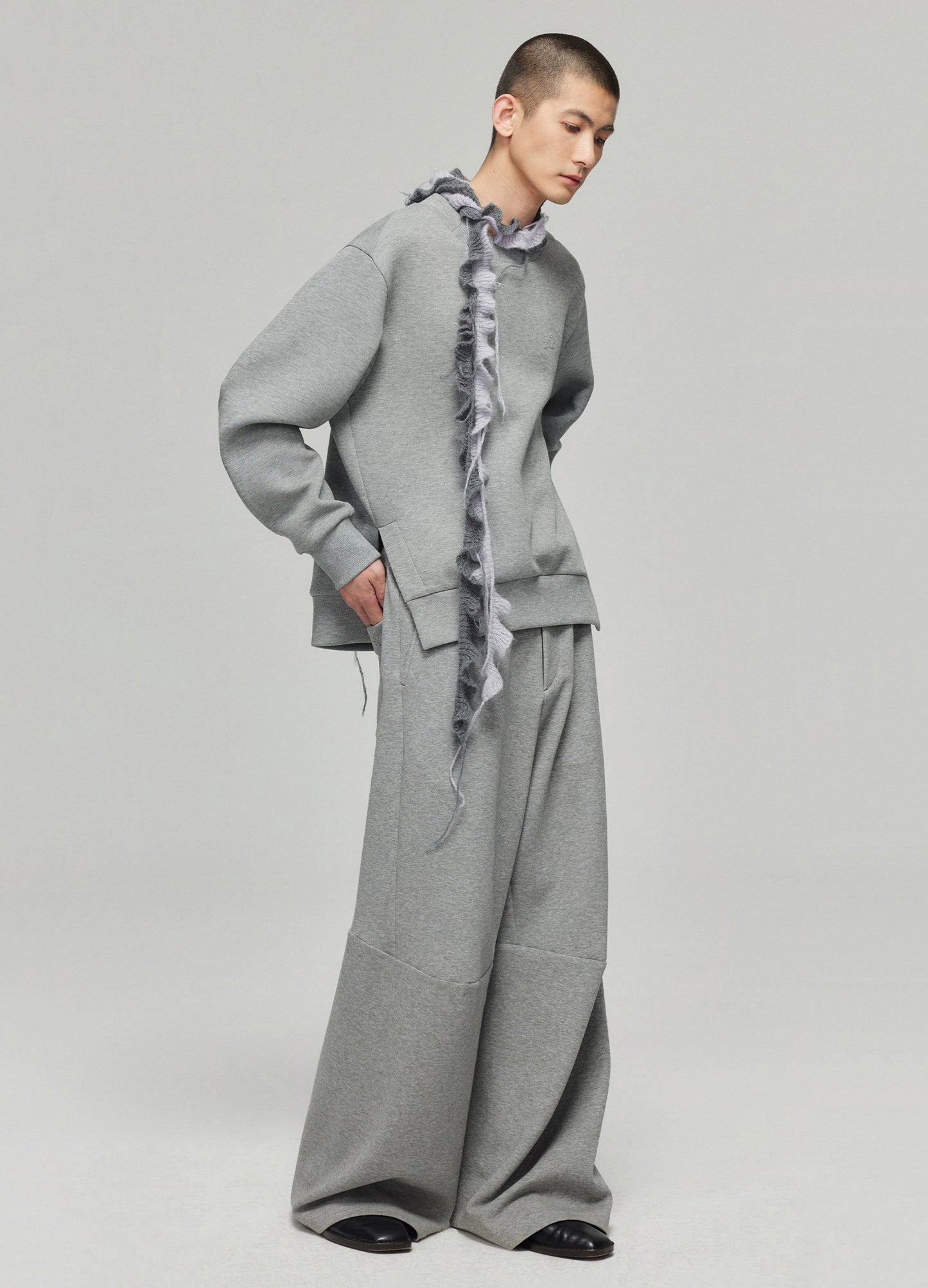 Ruffled Knit Scarves - Wolvess