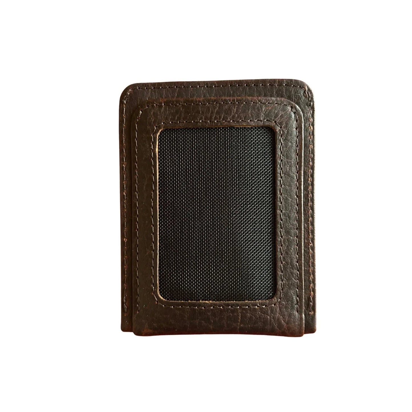 Full-grain Front Pocket Leather Wallet With RFID MiamiLeathers.com