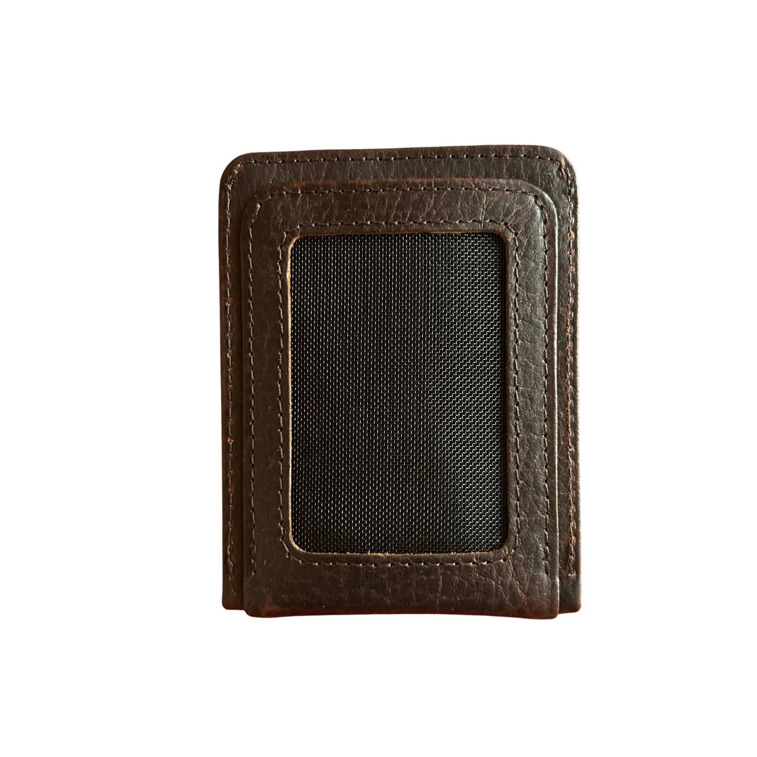 Full-grain Front Pocket Leather Wallet With RFID MiamiLeathers.com