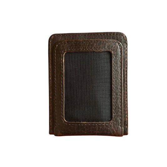 Full-grain Front Pocket Leather Wallet With RFID MiamiLeathers.com