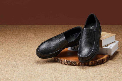 CALTO - G1825 - 3 Inches Taller (Black) - Lightweight Tallmenshoes.com