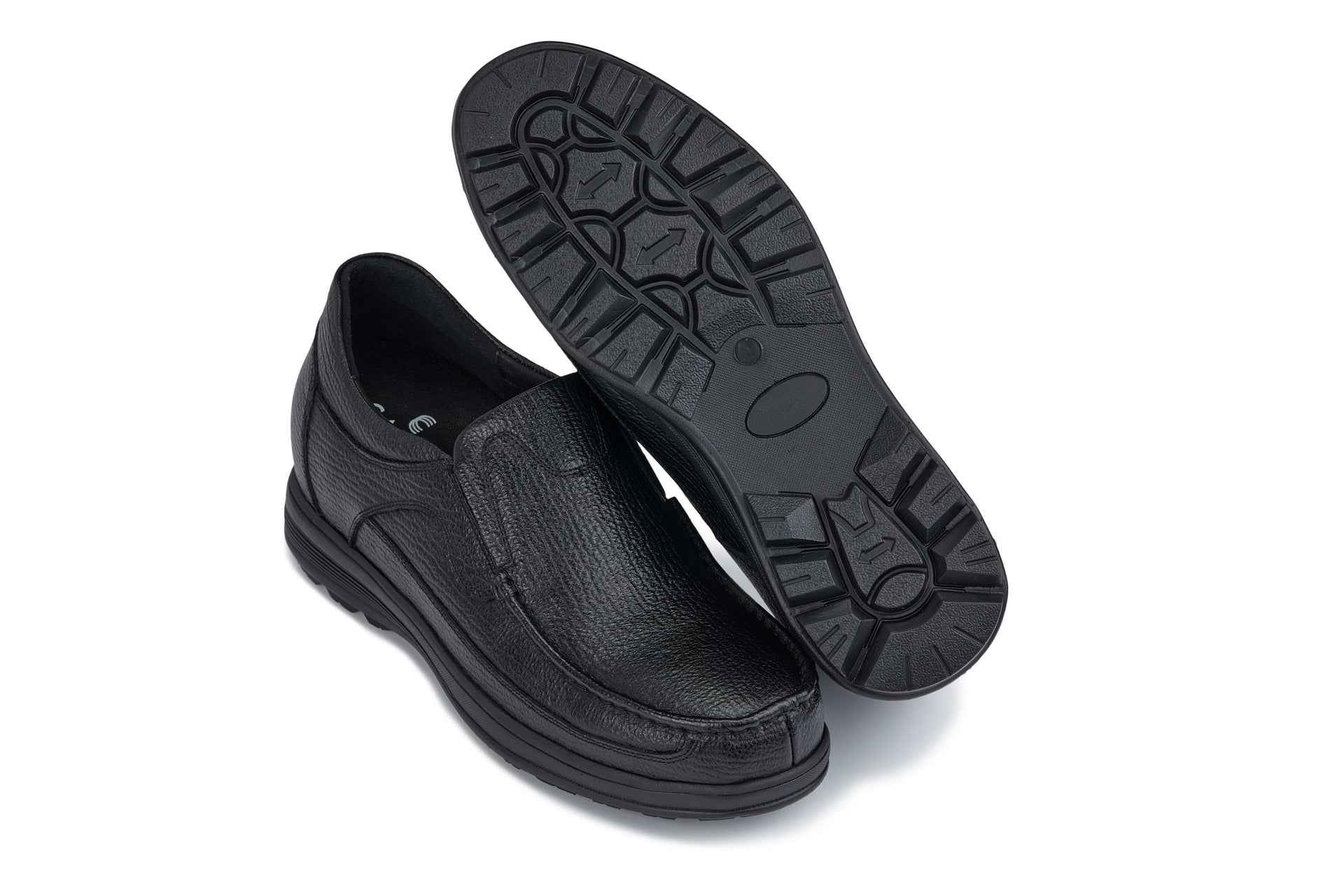 CALTO - G1825 - 3 Inches Taller (Black) - Lightweight Tallmenshoes.com