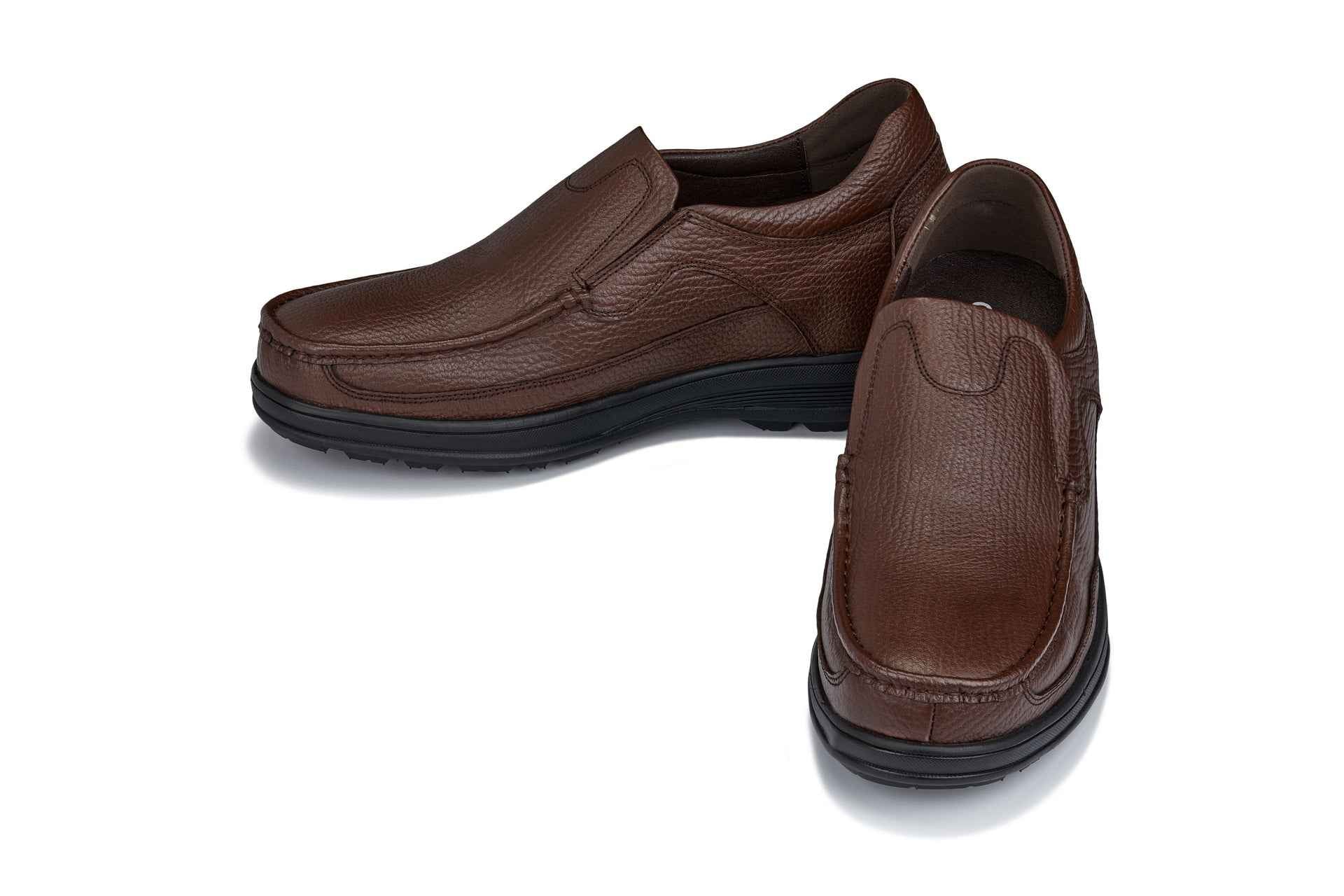 CALTO - G1827 - 3 Inches Taller (Brown) - Lightweight Tallmenshoes.com