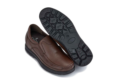 CALTO - G1827 - 3 Inches Taller (Brown) - Lightweight Tallmenshoes.com