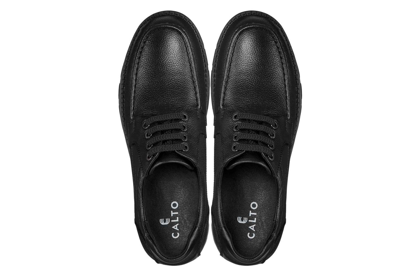 CALTO - G6381 - 3 Inches Taller (Black) Tallmenshoes.com
