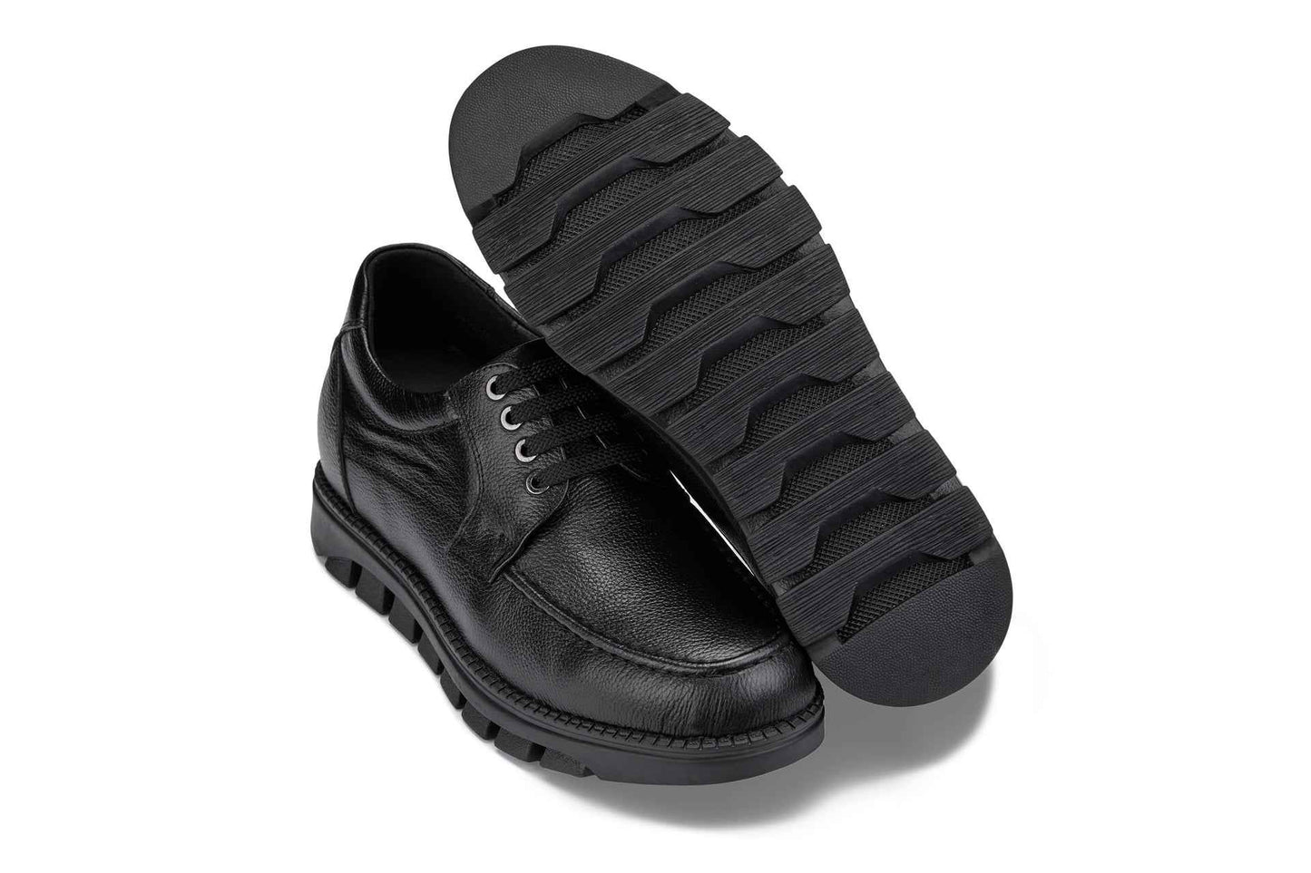 CALTO - G6381 - 3 Inches Taller (Black) Tallmenshoes.com
