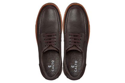 CALTO - G63811 - 3 Inches Taller (Dark Brown) Tallmenshoes.com