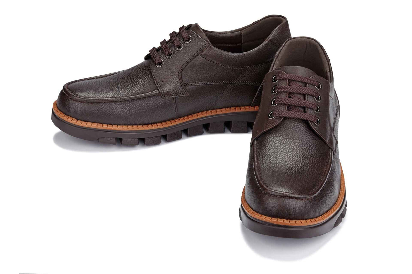 CALTO - G63811 - 3 Inches Taller (Dark Brown) Tallmenshoes.com