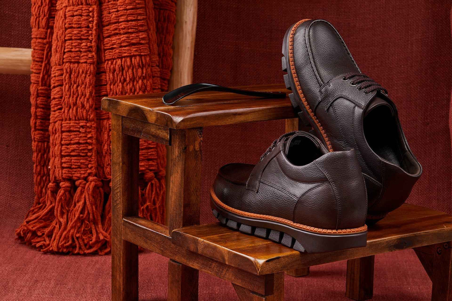 CALTO - G63811 - 3 Inches Taller (Dark Brown) Tallmenshoes.com