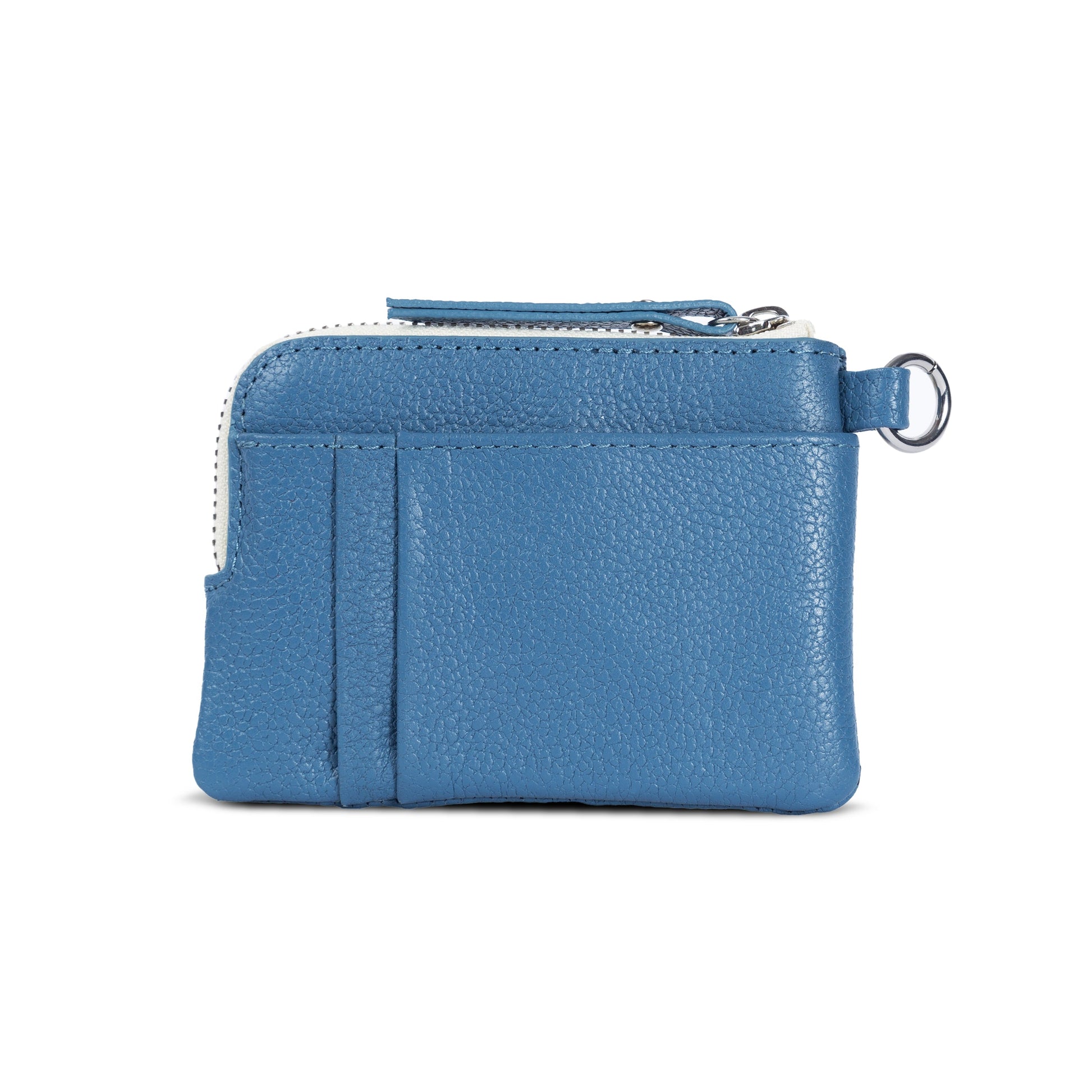 Gina Leather Top Zip Wallet Tin Marin Brand