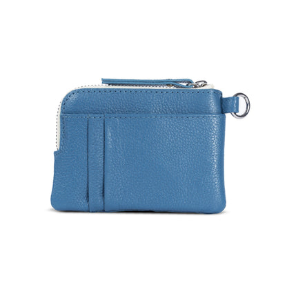 Gina Leather Top Zip Wallet Tin Marin Brand