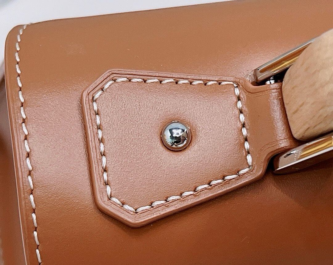 Brown Goyardine Coated Canvas and Leather PM Saigon Top Handle Bag - Wolvess